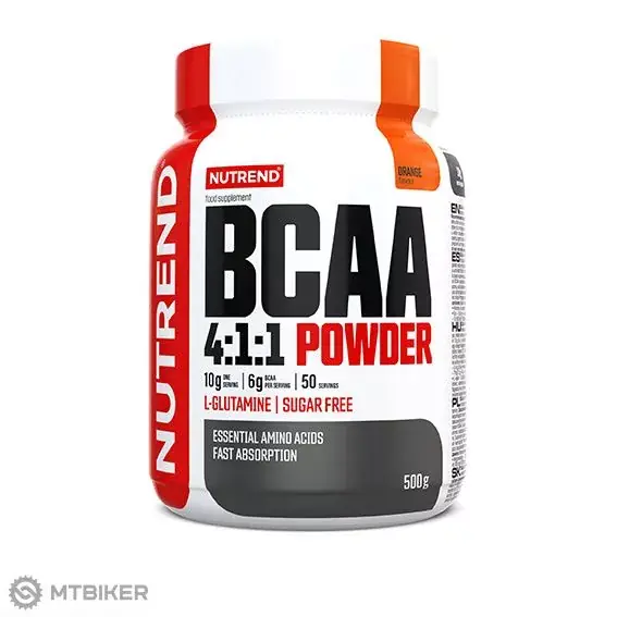 Akce NUTREND BCAA 4 1 1 POWDER, pomeranč