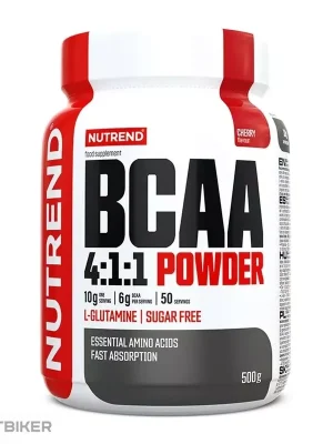 Super Cena NUTREND BCAA 4 1 1 POWDER aminokyselina, 500 g, višeň