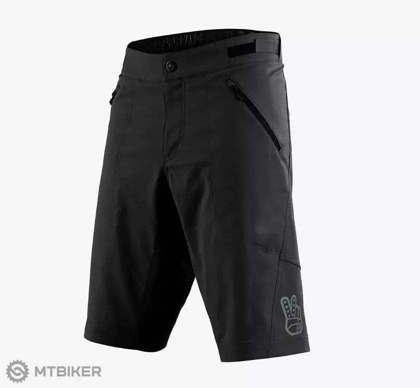 Troy Lee Designs Skyline youth dětské kraťasy Solid black Poslední Šance
