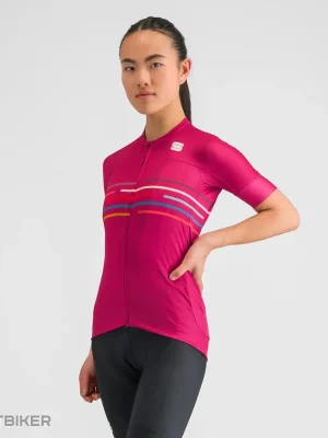 Bezpečná Platba Sportful Vélodrome dámský dres, cyklamenová