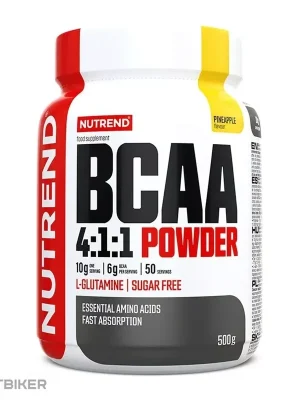 NUTREND BCAA 4 1 1 POWDER aminokyselina, 500 g, ananas Dokud Zásoby Vydrží