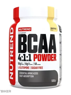 Poslední Šance NUTREND BCAA 4 1 1 POWDER aminokyselina, 500 g, grep