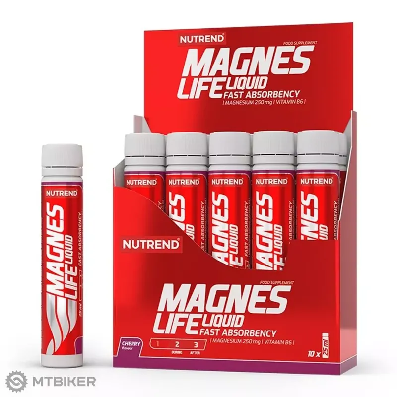 Rychlé Dodání NUTREND MAGNESLIFE výživový doplněk, 25 ml, višeň