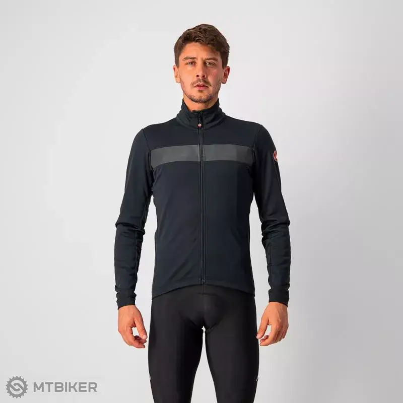 Akce Castelli RADDOPPIA 3 bunda, světle černá