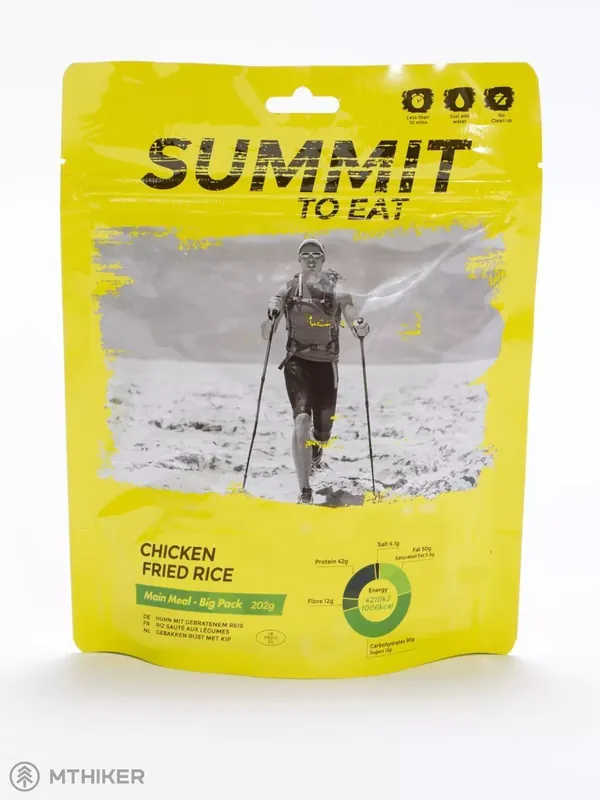 Novinka Summit to Eat Pražená rýže s kuřecím masem a Teriyaki omáčkou Big Pack dehydrovaná strava, 202 g/1006 kcal
