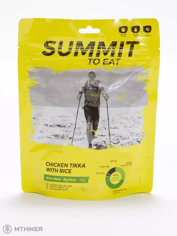 Dokud Zásoby Vydrží Summit to Eat Kuře Tikka s rýží Big Packdehydrovaná strava, 190 g/1003 kcal
