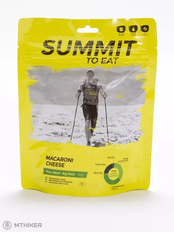 Summit to Eat Makarony se sýrem Big Pack, dehydrovaná strava, 197g/1007kcal Akční Cena