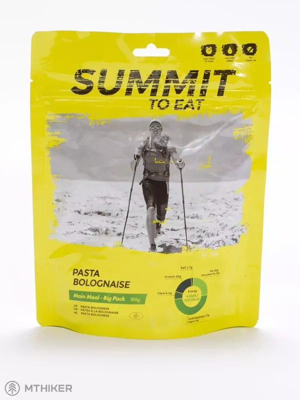 Summit to Eat Boloňské těstoviny Big Pack dehydrovaná strava, 217 g/1003 kcal Levný