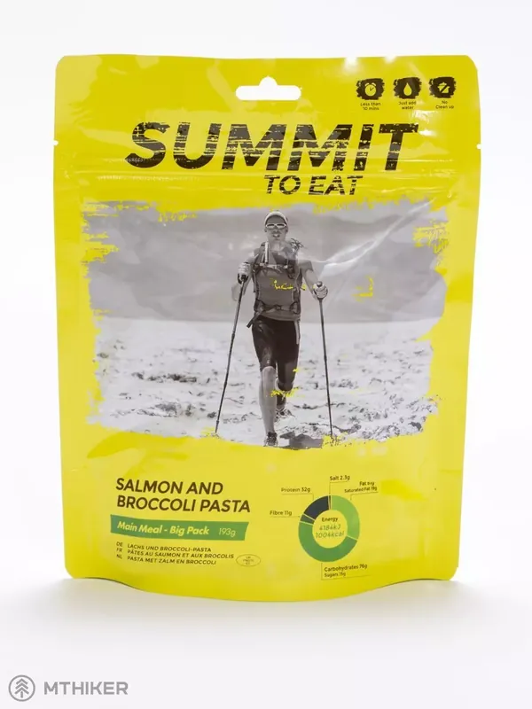 Summit to Eat Losos s těstovinami a brokolicí Big Pack dehydrovaná strava, 193 g/1004 kcal Cenově Výhodný