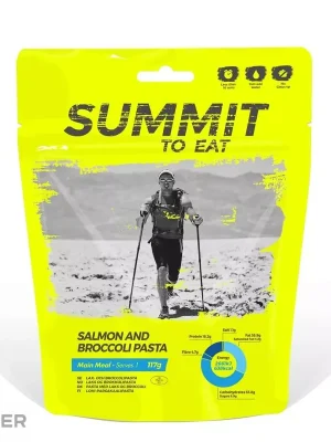 Super Cena Summit to Eat Losos s těstovinami a brokolicí dehydrovaná strava, 117 g/608 kcal