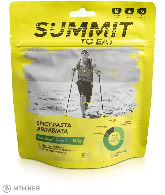 Summit to Eat Pikantní těstoviny Arrabiata Big Pack dehydrovaná strava, 260 g/1000 kcal Levný