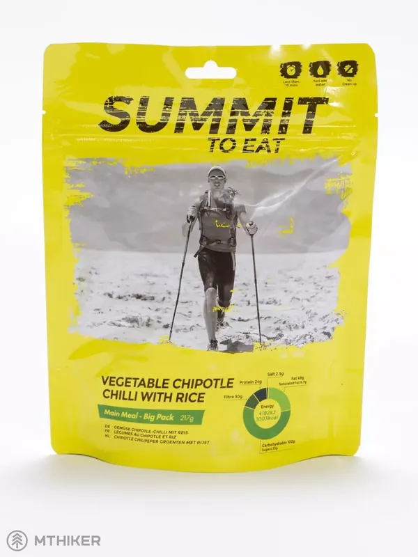 Summit to Eat Vegetariánské Jalapeno s rýží Big Pack dehydrovaná strava, 217 g/1003 kcal Hit Sezóny
