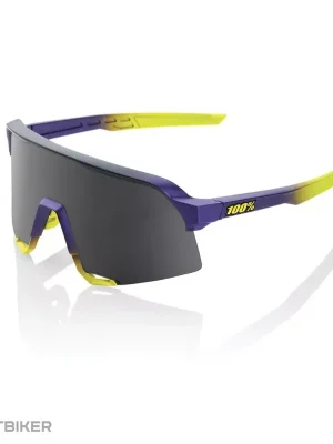 100% S3 brýle, soft tact stone matte metallic Digital Brights/Smoke Lens Přímo Od Výrobce