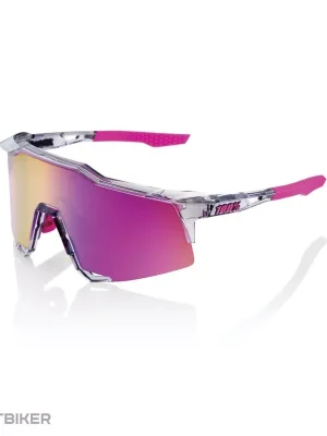 100% Speedcraft Tokyo Night brýle, Polished Translucent Grey / Purple Bezpečná Platba