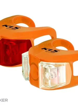 Kellys KLS TWINS set osvětlení, oranžový Aktuální