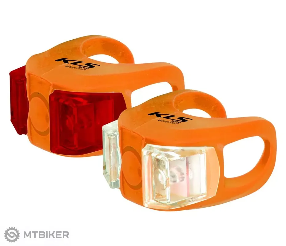 Kellys KLS TWINS set osvětlení, oranžový Aktuální
