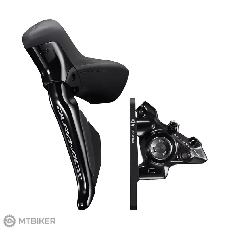 Shimano Dura Ace ST-R9270/BR-R9270 Di2 řazení/hydr. brzda, 2rychl., levá, flat mount, had. 1 000 mm + destičky L03A Expresní Doručení