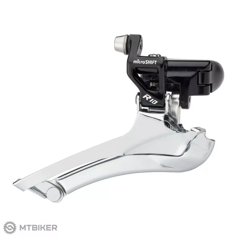 Akční Cena microSHIFT R10 FD-R712-F-BK 2x10 sp. přesmykač, na navářku
