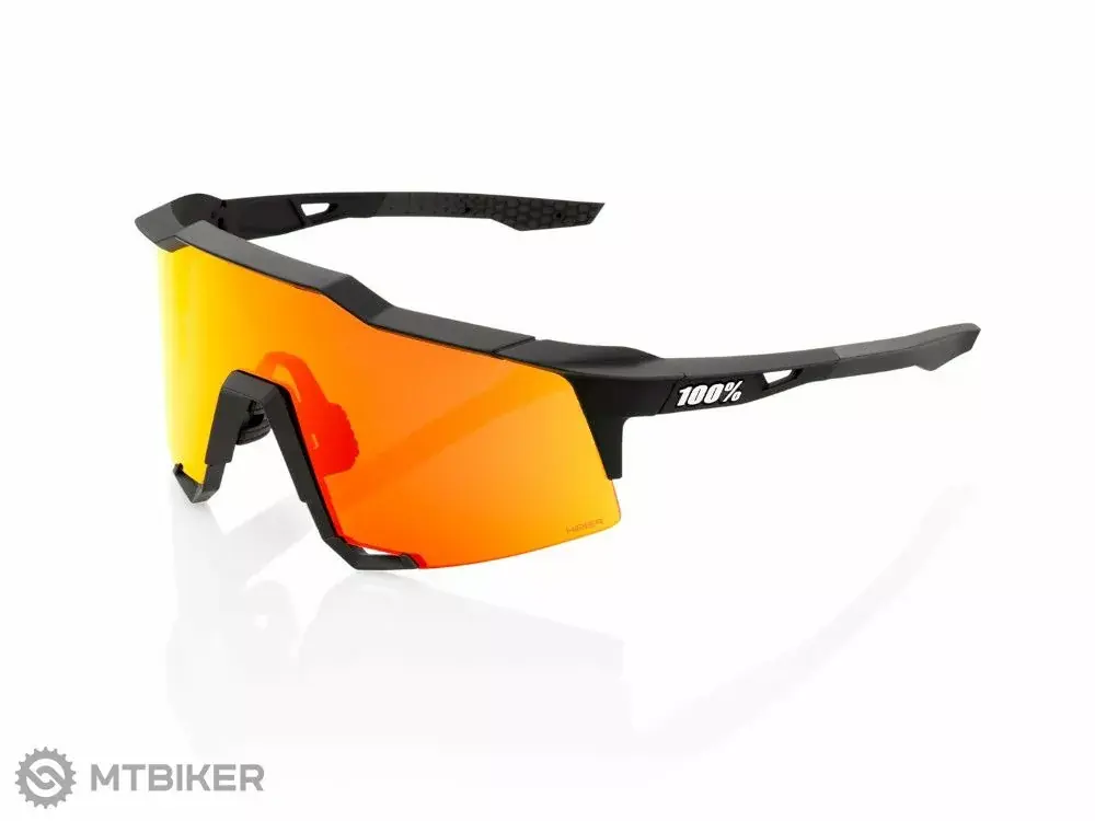 100% Performance Speedcraft brýle, Soft Tact Black/HIPER® Red Multilayer Víkendová Akce