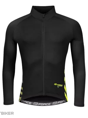 Sezónní Sleva FORCE Spike dres, černý/fluo žlutý