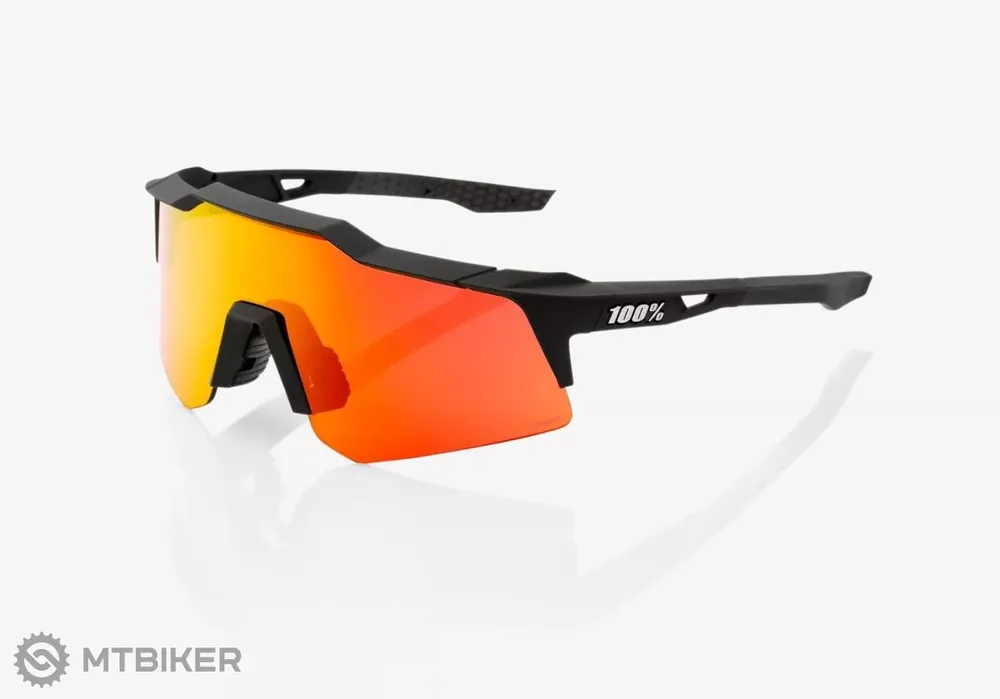 100% Speedcraft SL brýle, soft tact black/HiPER Red Multilayer Mirror Lens Nakupujte Hned