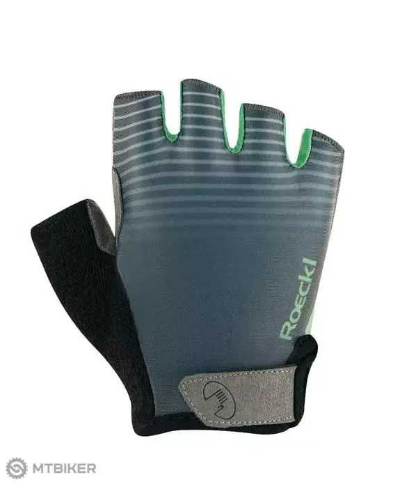 Roeckl Bernex rukavice, castlerock/aqua green Nejlepší Volba