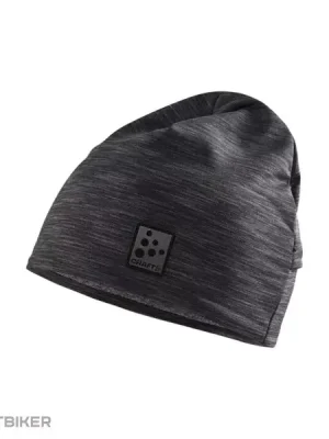 Víkendová Akce Craft ADV Microfleece Ponytail čepička, černá melange