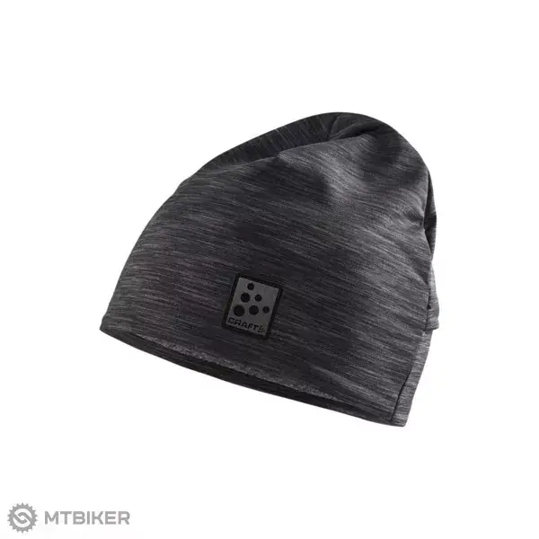 Víkendová Akce Craft ADV Microfleece Ponytail čepička, černá melange