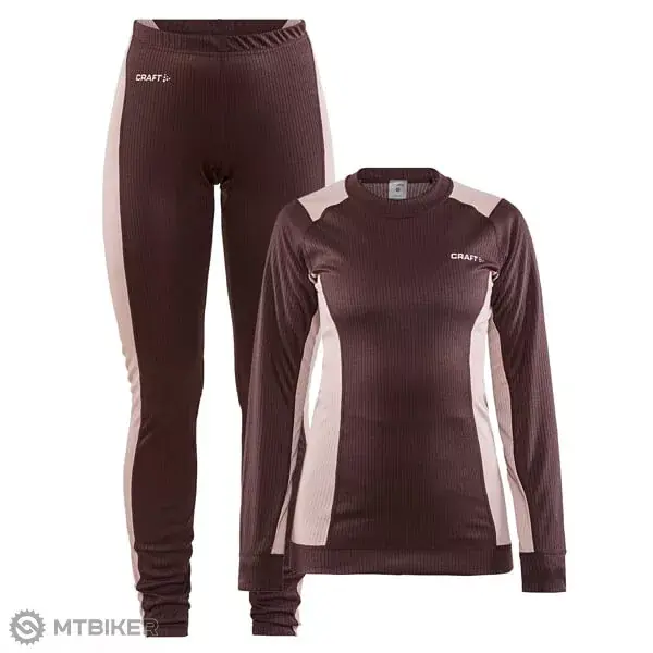 Craft CORE Dry Baselayer dámský set, fialová Finální Výprodej