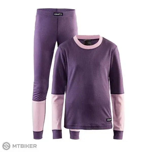 Craft Baselayer dětský set, fialová Tovární Cena