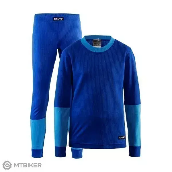 Craft Baselayer dětský set, modrá/světlomodrá Originální