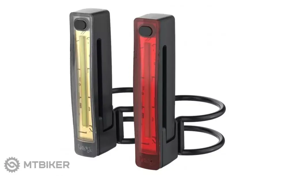 Jen Po Omezenou Doba Knog PLUS Twinpack sada nabíjecích světel, černá