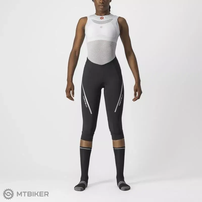 Castelli VELOCISSIMA 3 dámské 3/4 kalhoty, černá/stříbrná Ihned K Objednání
