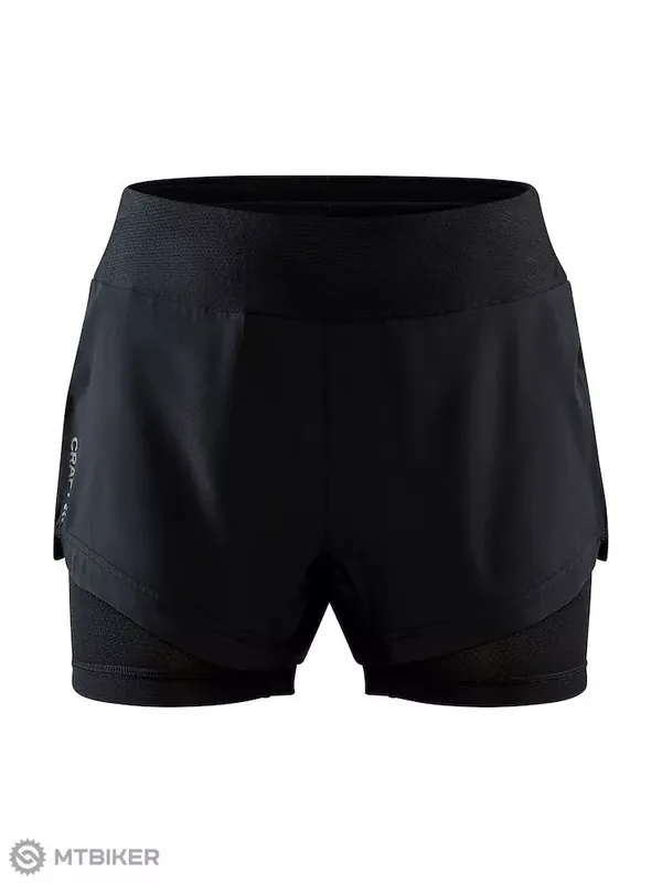 Značkový Craft ADV Essence 2v1 dámské šortky, černé
