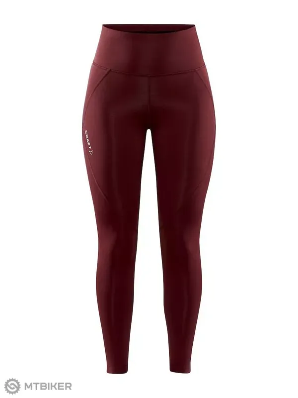 Značkový Craft ADV Essence High Waist dámské kalhoty, červená
