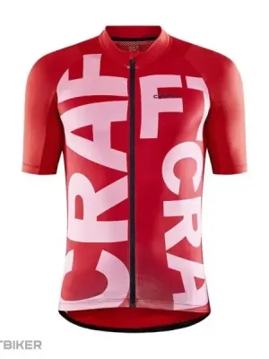 Autentický Craft ADV Endur Graphic dres, červený/růžový