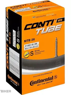 Horká Nabídka Continental MTB 26"x1,75–2,50" duše, dunlop ventilek 40 mm