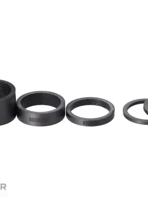 RockShox sada podložek pod představec, karbon, černé logo Speciální Cena