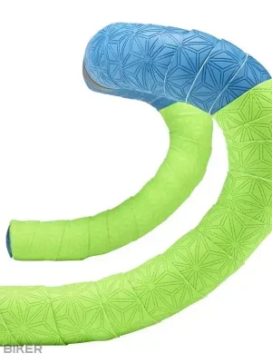 Značkový Supacaz Super Sticky omotávka, 3 mm, neon modrá/žlutá