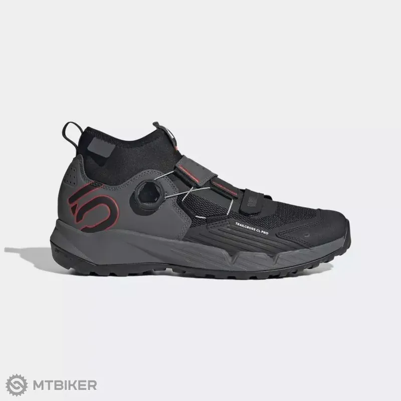 Originální Five Ten Trailcross Pro Clip-in tretry, grey five/core black/red