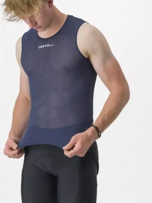 Značkový Castelli PRO MESH 2.0 tílko, belgická modrá