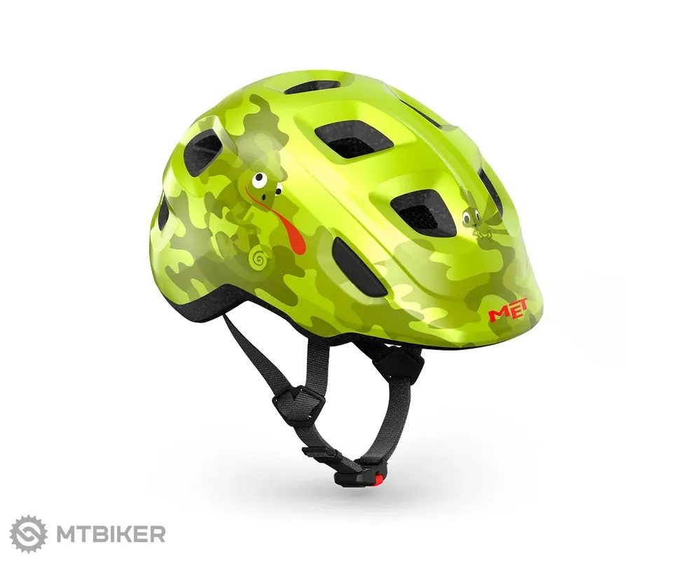 Jen Po Omezenou Doba MET HOORAY dětská přilba, lime/chameleon