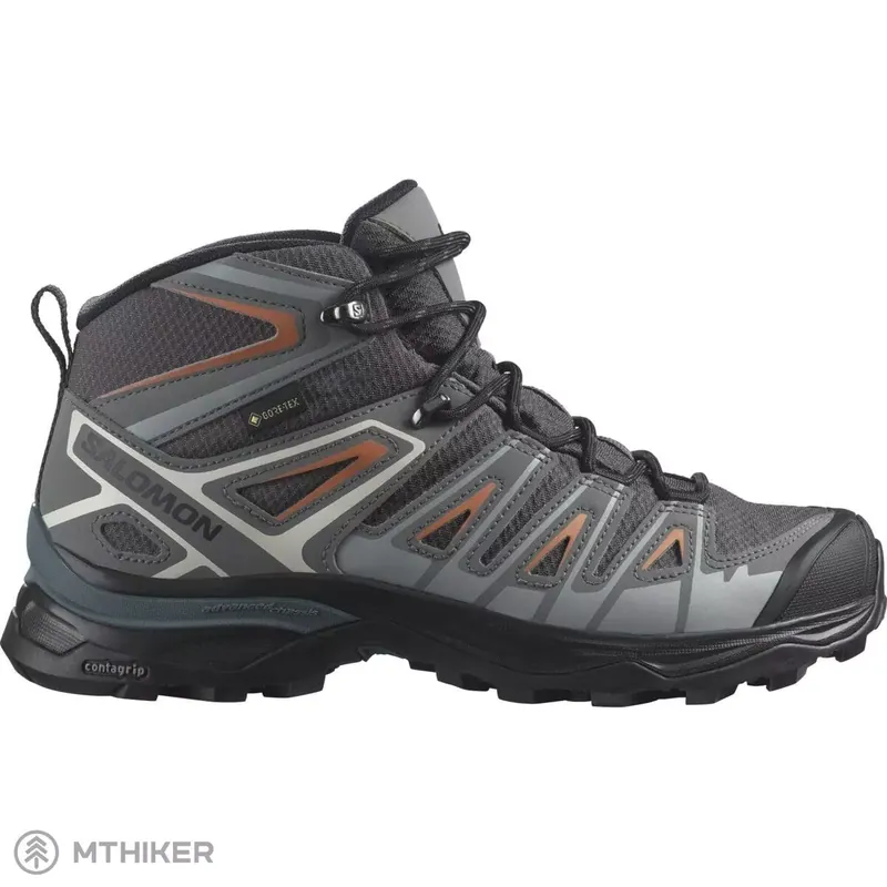 Značkový Salomon X ULTRA PIONEER MID GTX dámské boty, magnet/quiet shade/coral gold