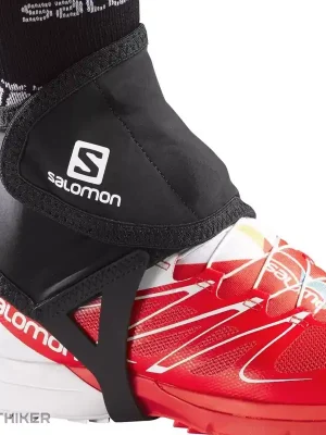 Salomon TRAIL GAITERS LOW návleky na tretry, černé Zlevněný