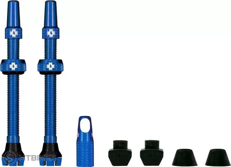 Oblíbený Muc-Off Tubeless Presta Valve KIT V2 bezdušové ventily, galuskový, modrá, 2 ks