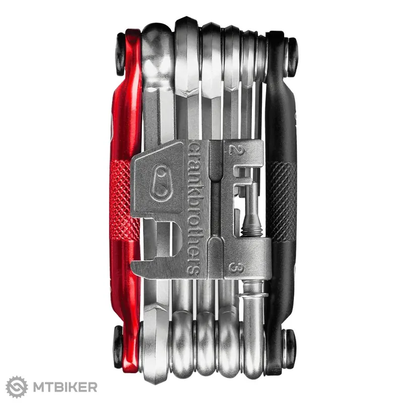 Crankbrothers Multi multiklíč, 17 funkcí, černá/červená Levný