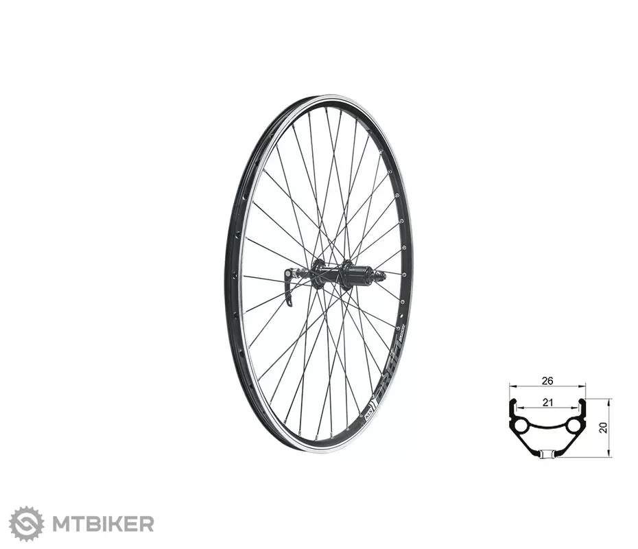 Hit Sezóny Kellys KLS DRAFT 28" zadní kolo, 10x135 mm, Shimano HG, černé