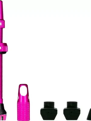 Muc-Off Tubeless V2 bezdušové ventilky, růžová Akce