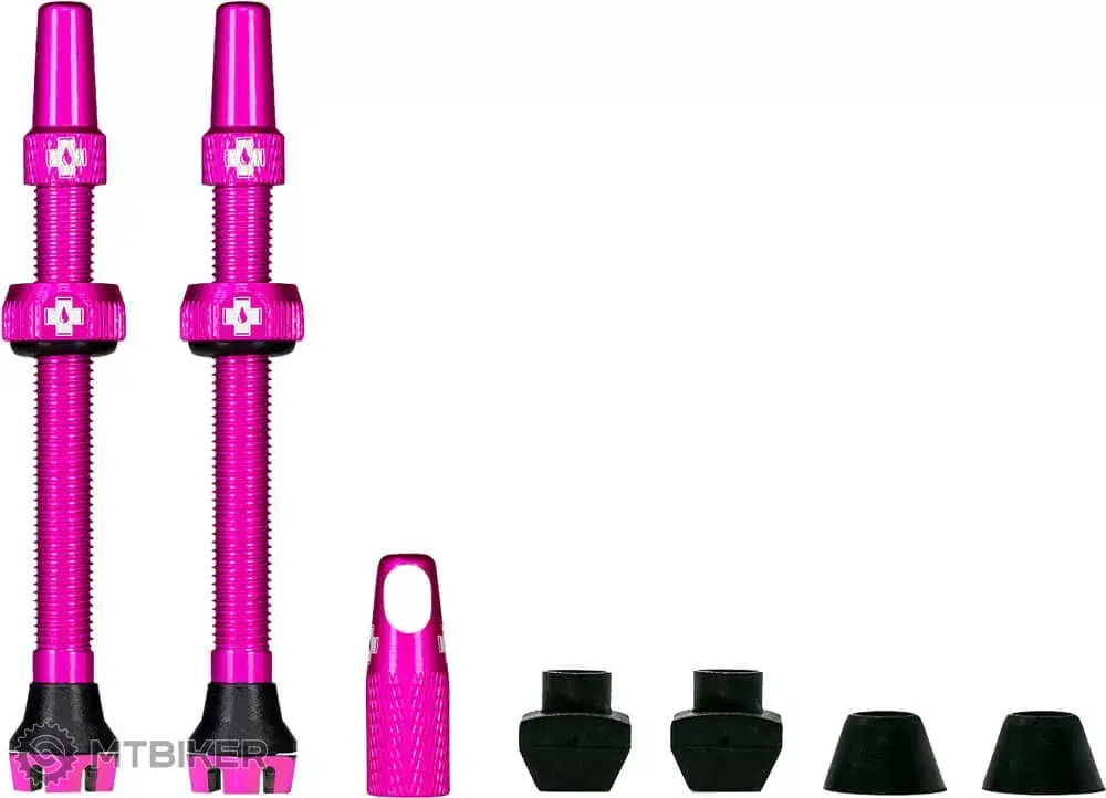 Muc-Off Tubeless V2 bezdušové ventilky, růžová Akce