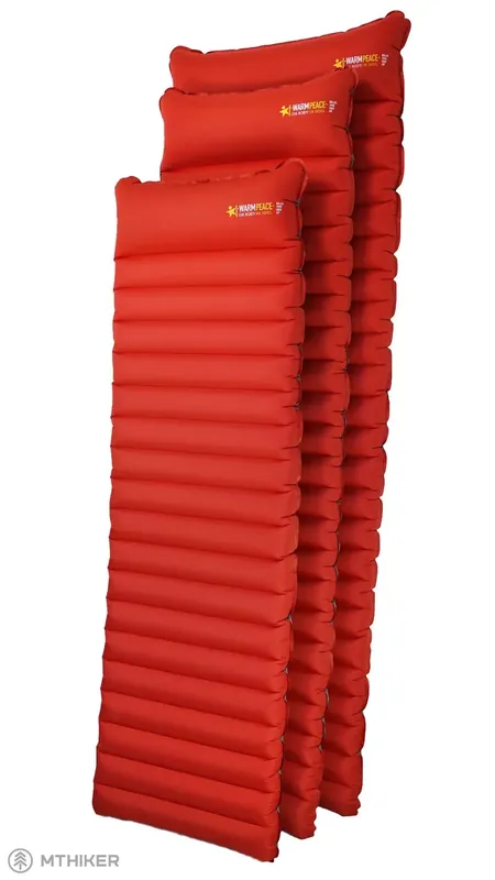 Warmpeace STRATUS LITE nafukovací karimatka, 9 cm, brick/grey Vrácení Zdarma
